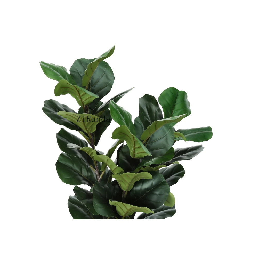 Fiddle Tree, Indoor, Fake, Floor, Greenery, Potted, Real Touch