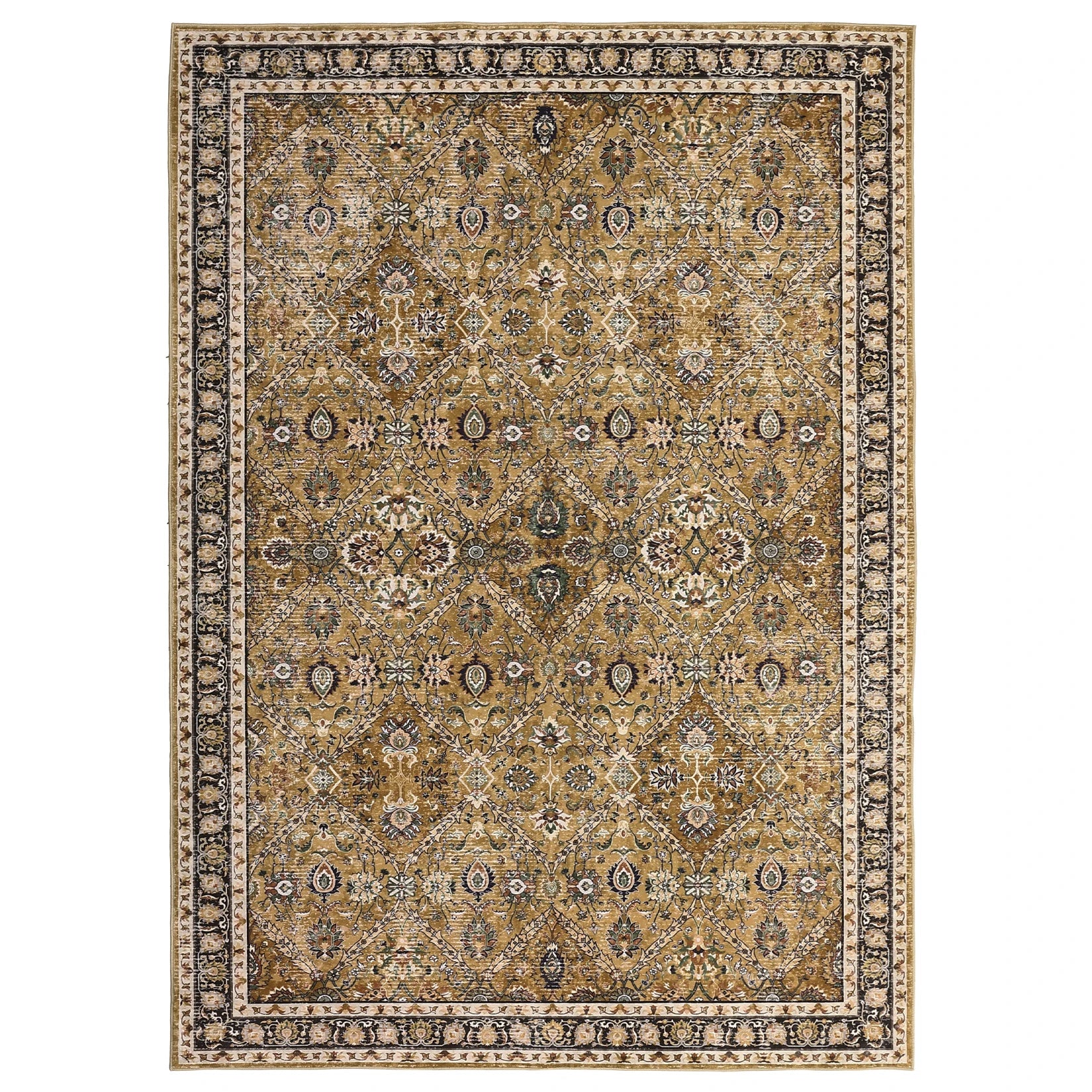 Rug for Living Room, Machine Washable, Non-Slip