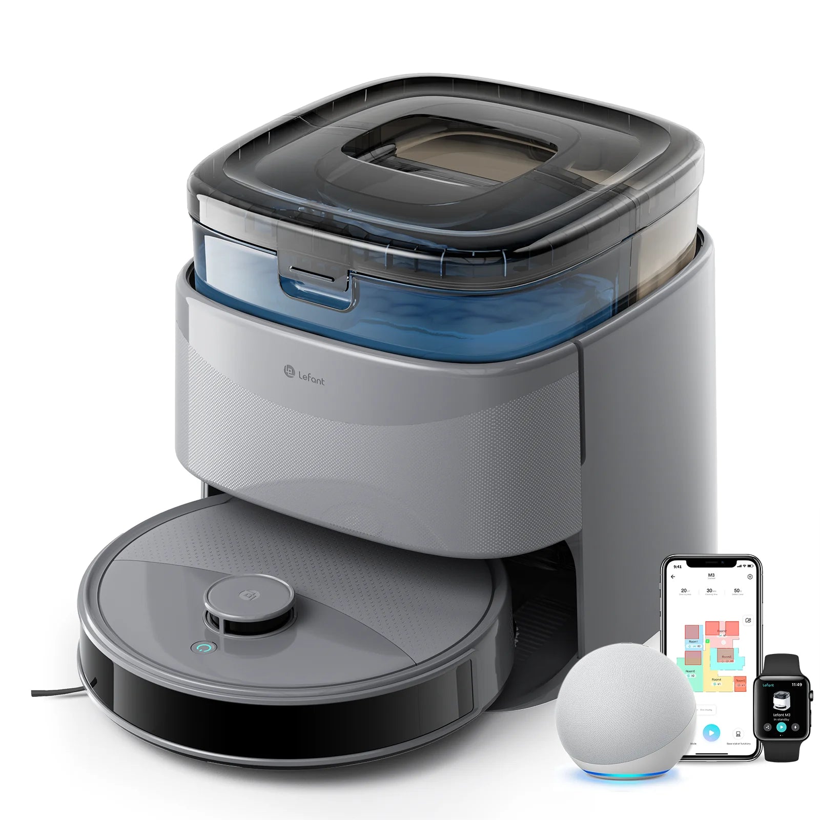 Lefant M3 Max Robot Vacuum, and Mop
