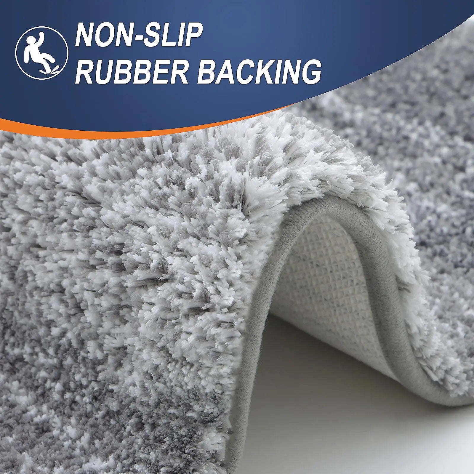 Bathroom Rug 30x20in Microfiber Soft Absorbent