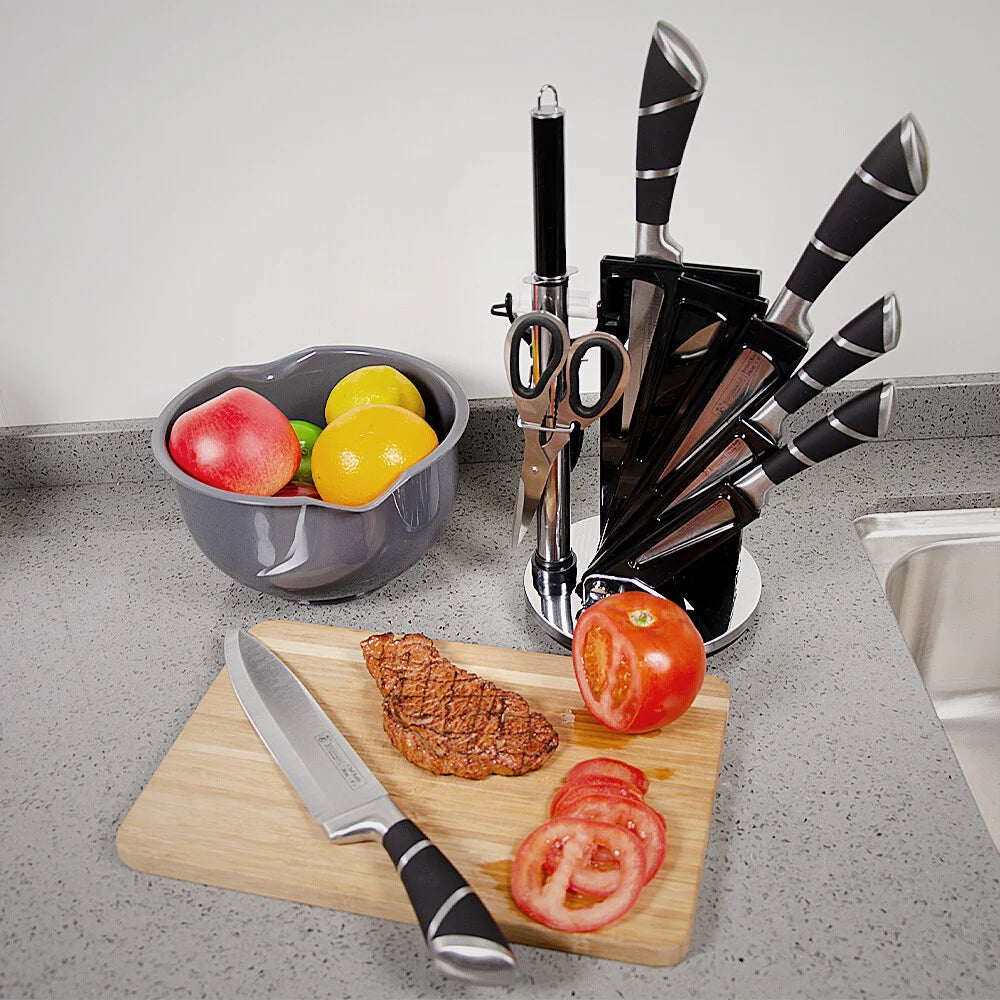 Fantastic Quality Stainless Steel Kitchen Knife Set Sharp