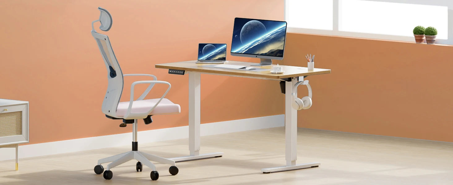 Electric Standing Desk Height Adjustable 40x24 Inch Computer Desk