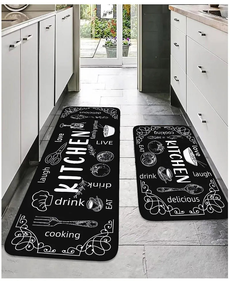 Cozy Kitchen carpet washable, non-slip, absorbent floor mat assorted sizes