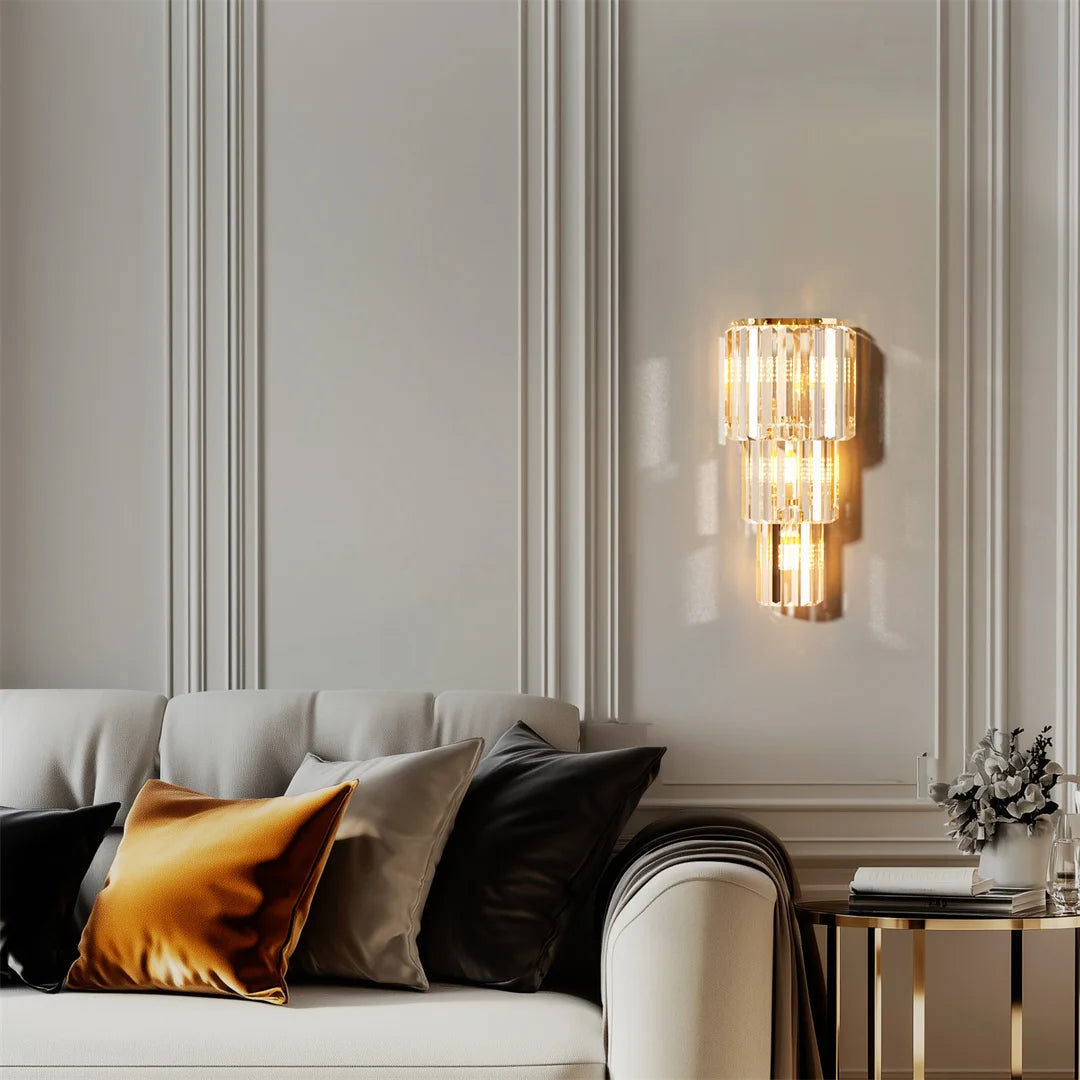 Luxurious Crystals Sconces for Wall