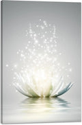 Lotus Blossom Floral Zen Picture, Canvas Print Poster  12 x 16
