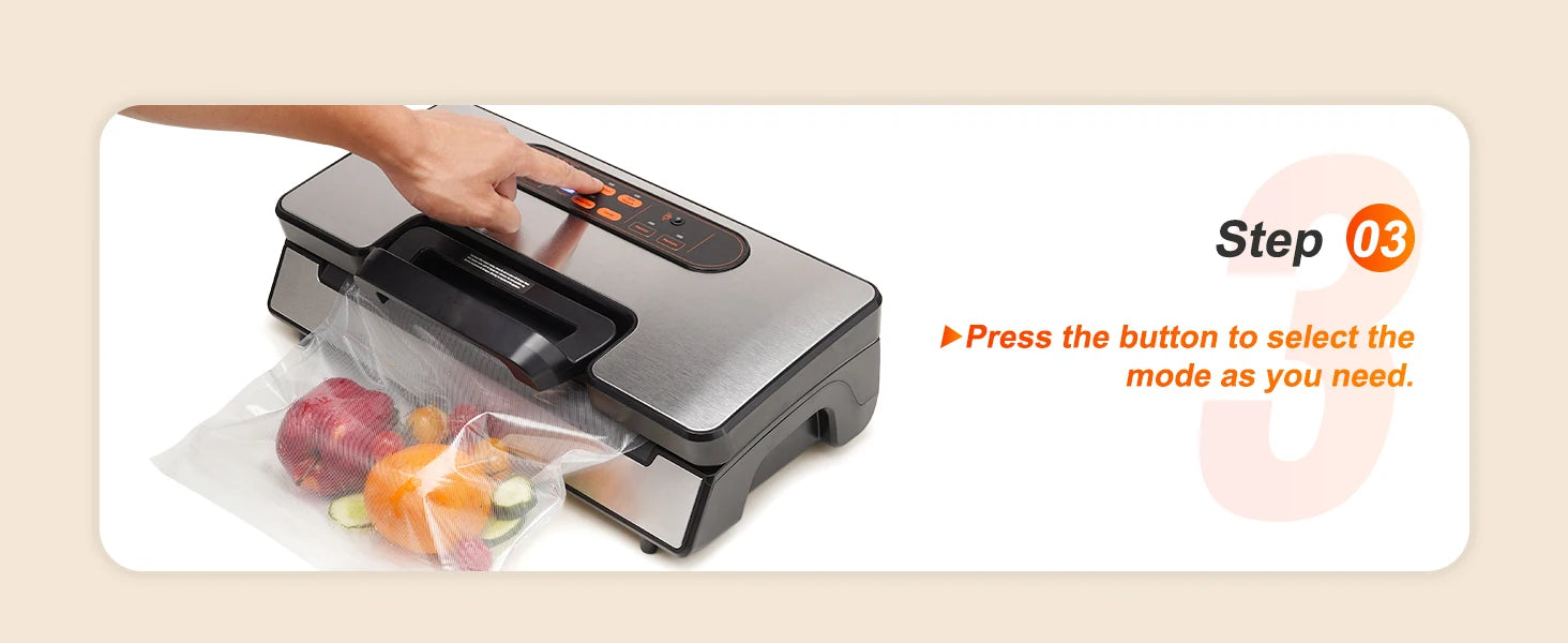 Vacuum Sealer Food Packaging Machine  130W