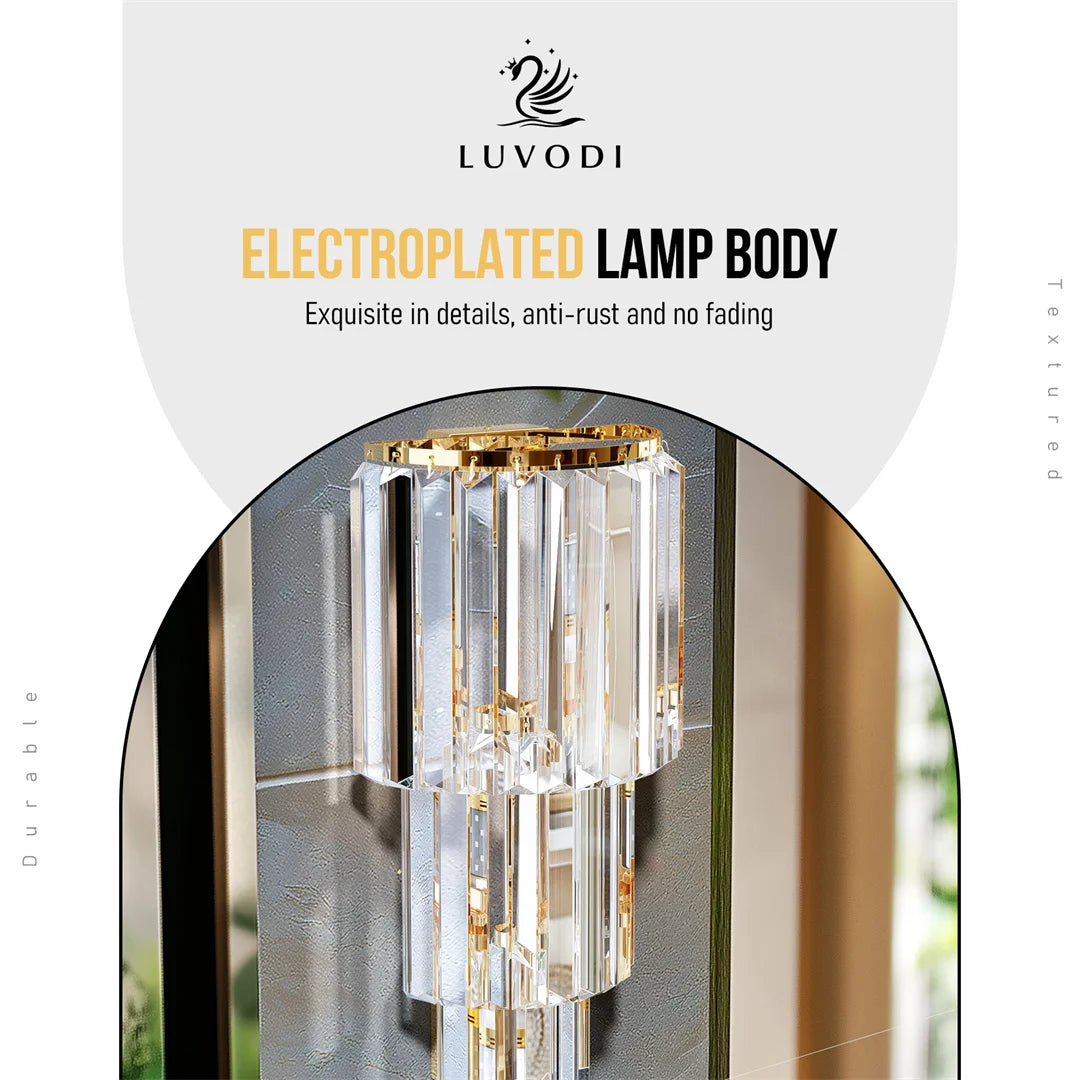 Luxurious Crystals Sconces for Wall