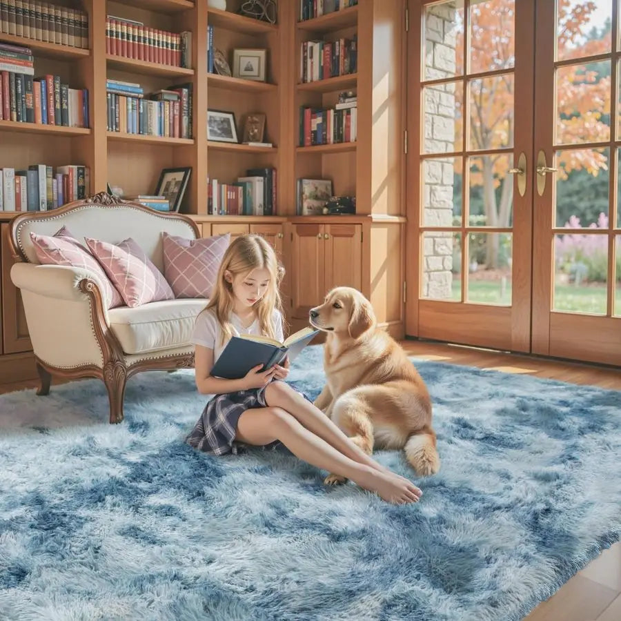 Area Rugs for Living Room Bedroom Fluffy, Large Area Shag