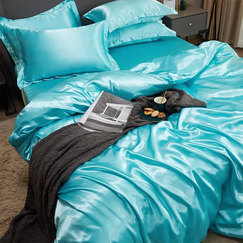 100% Pure Silk Bedding Sets High End Quilt Bed Cover Set Duvet Cover
