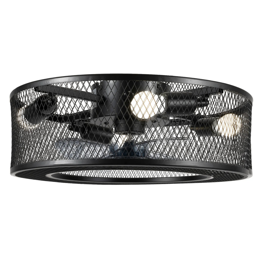Coo  Breeze 18 Inch Fan Pendant Light Black