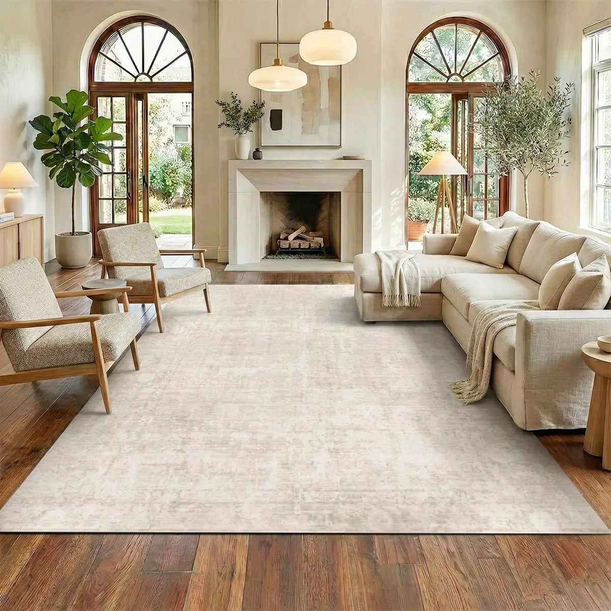 Goes with Farmhouse, Boho Vintage 8x10 Area Rug