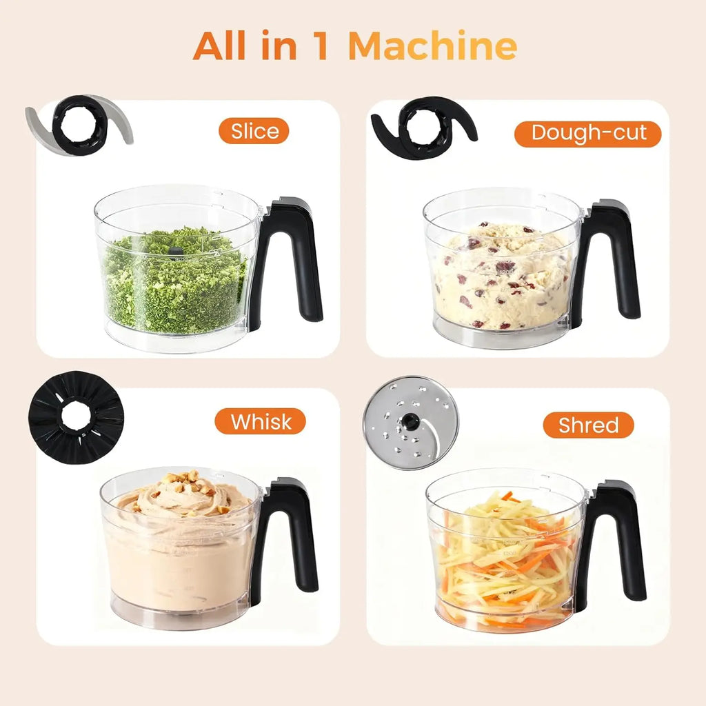 Food Processor Blender Combo  1.5L Glass Jar