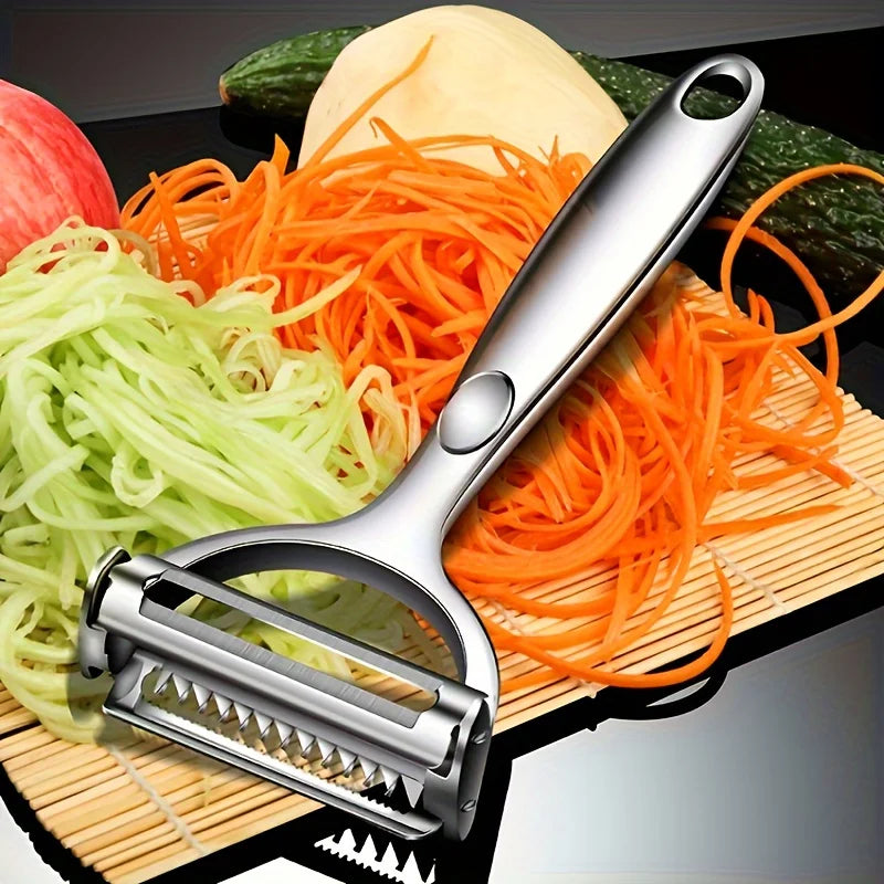 Easy to Use!!! Stainless Steel Vegetable Peeler, Multi-Function