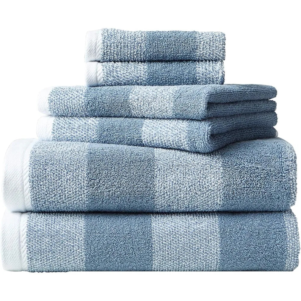Bath Towels, 100% Soft & Absorbent Cotton& Quick Dry,