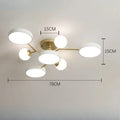 Nordic Ceiling Light Glass Ball LED Chandelier