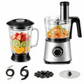 Food Processor Blender Combo  1.5L Glass Jar
