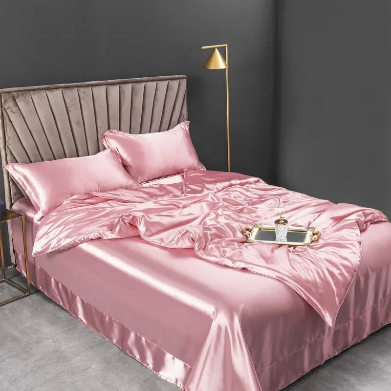 100% Pure Silk Bedding Sets High End Quilt Bed Cover Set Duvet Cover