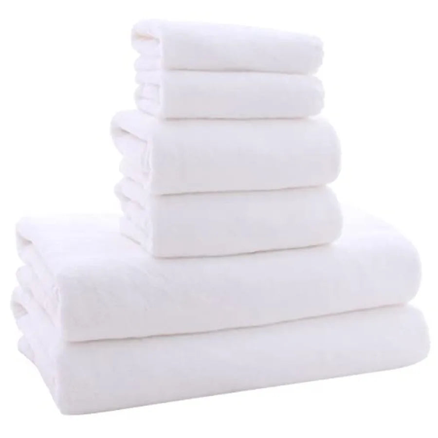 Ultra Soft Towel Set - Quick Drying - 2 Bath Towels 2 Hand Towels 2 Washcloths
