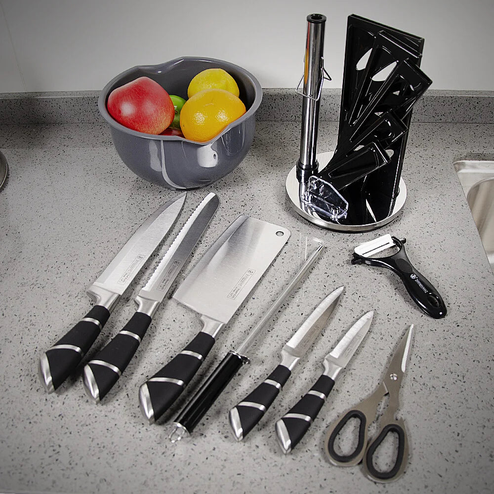 Fantastic Quality Stainless Steel Kitchen Knife Set Sharp
