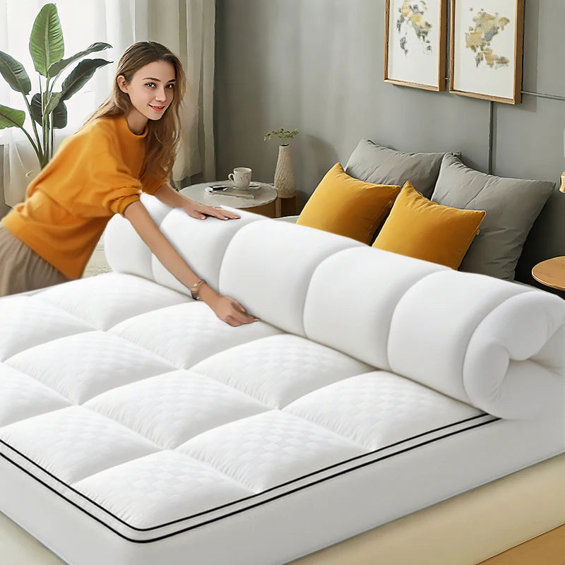 Extra Thick Mattress covers  Topper 1000Gsm Breathable Fitted 8-21 Deep Pocket