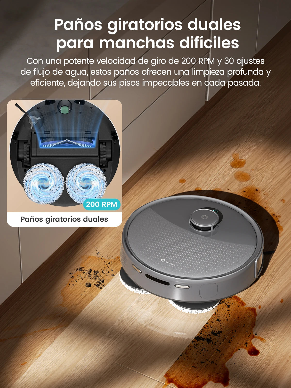 Lefant M3 Max Robot Vacuum, and Mop