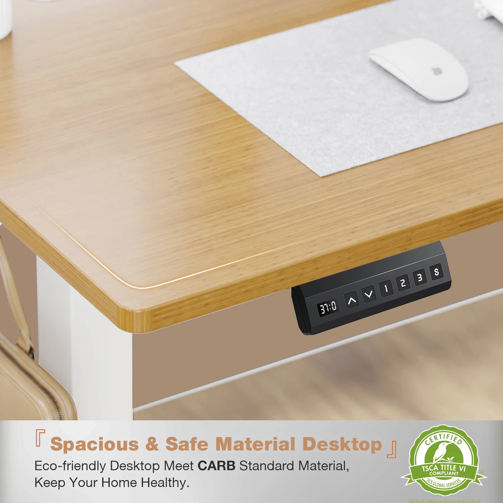 Electric Standing Desk Height Adjustable 40x24 Inch Computer Desk