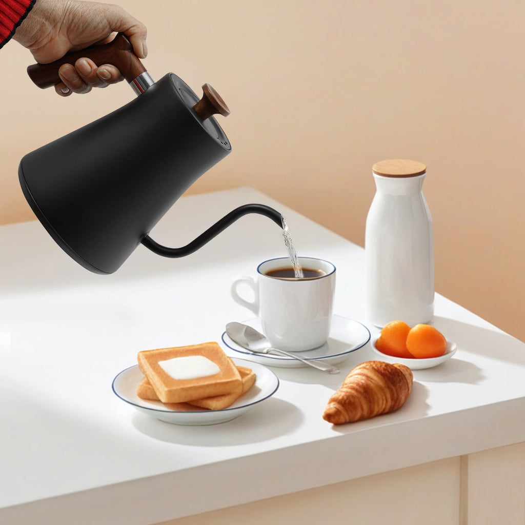 Tea Time!! Precision Gooseneck Kettle Electric 1200W, 0.9L