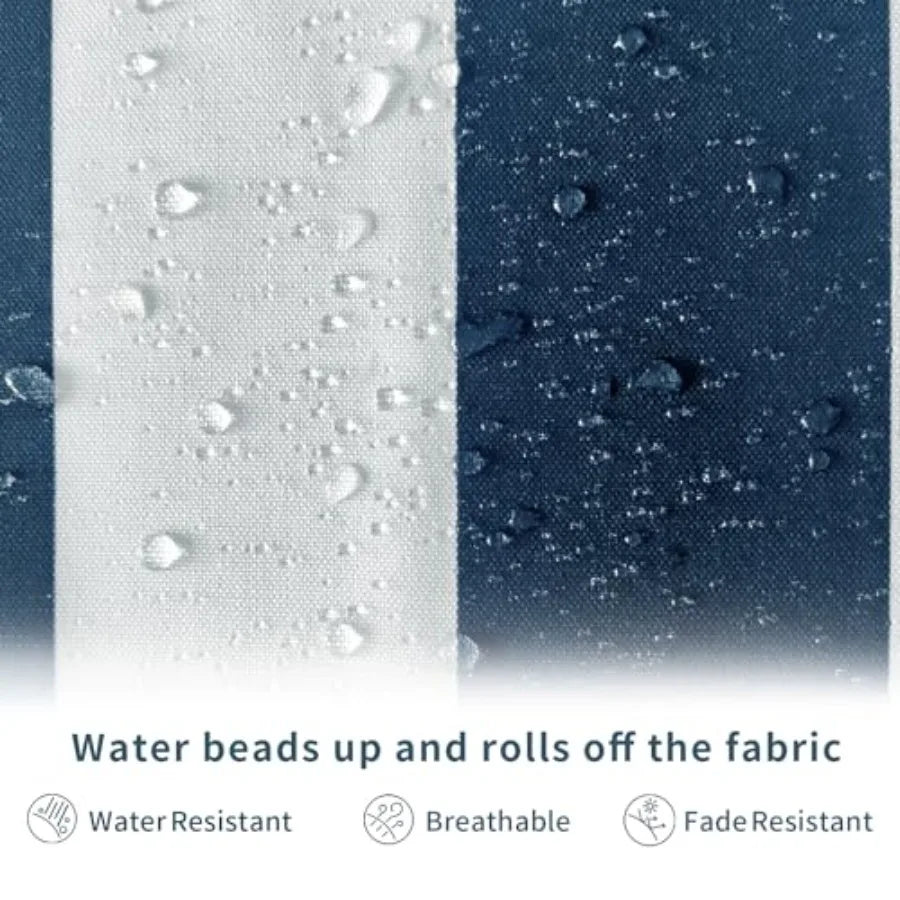 Quality Waterproof Outdoor Pillow  Square Patio Decorative 18x18,Pack of 2