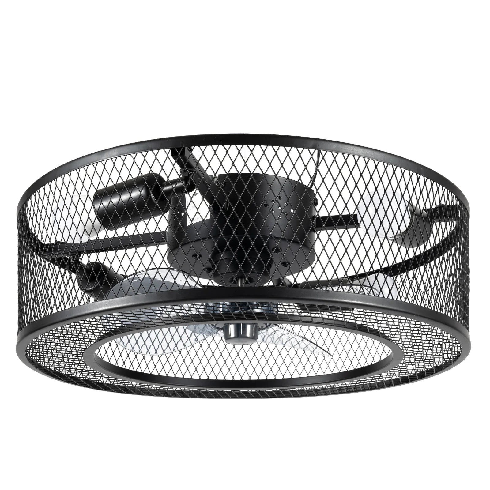 Coo  Breeze 18 Inch Fan Pendant Light Black