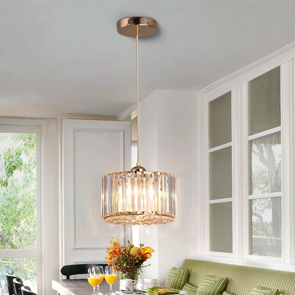 Modern Pendant  Light Luxury Chandelier Led Crystal Ceiling