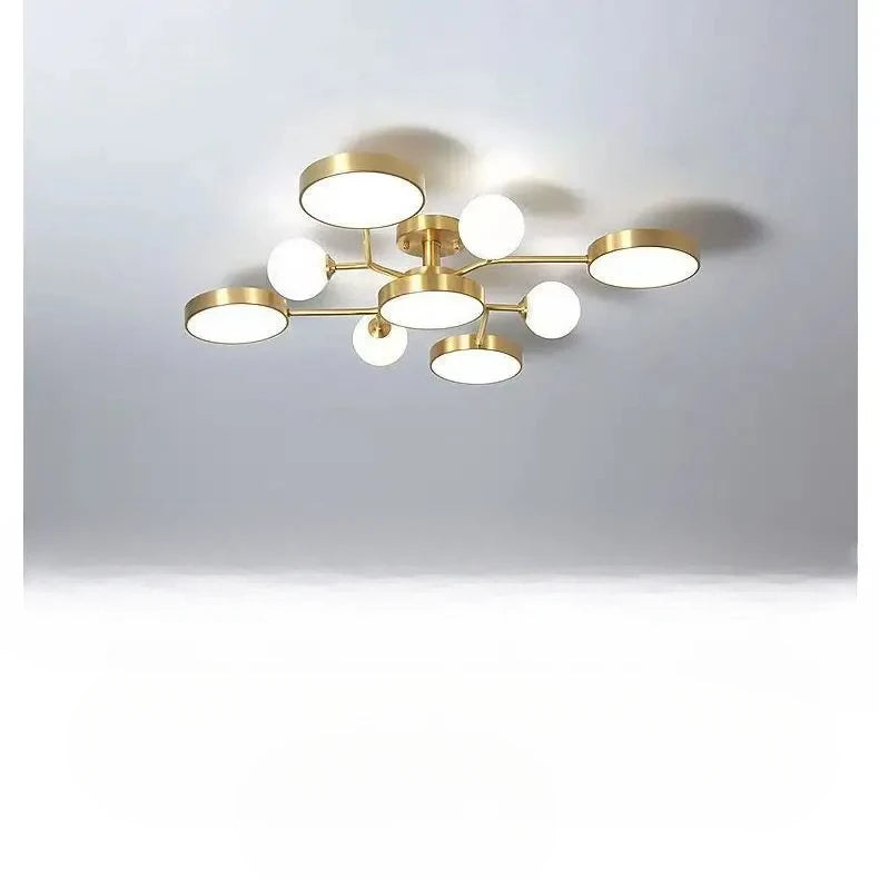 Nordic Ceiling Light Glass Ball LED Chandelier