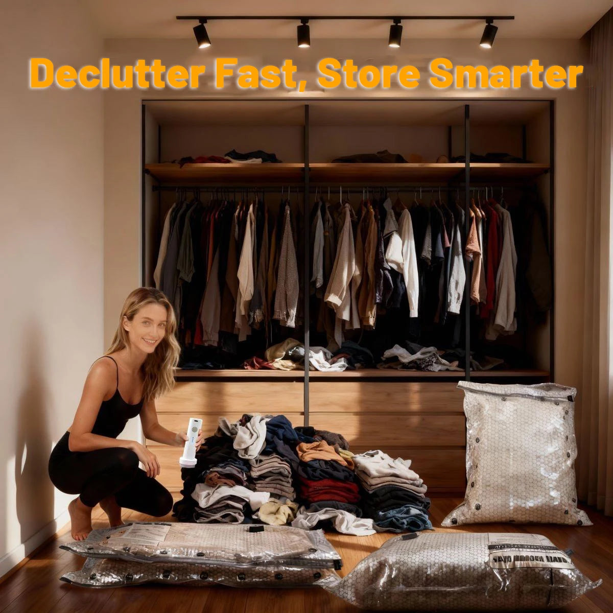 Travel Vacuum Storage Bags with Electric Pump 15 Pack Reusabler