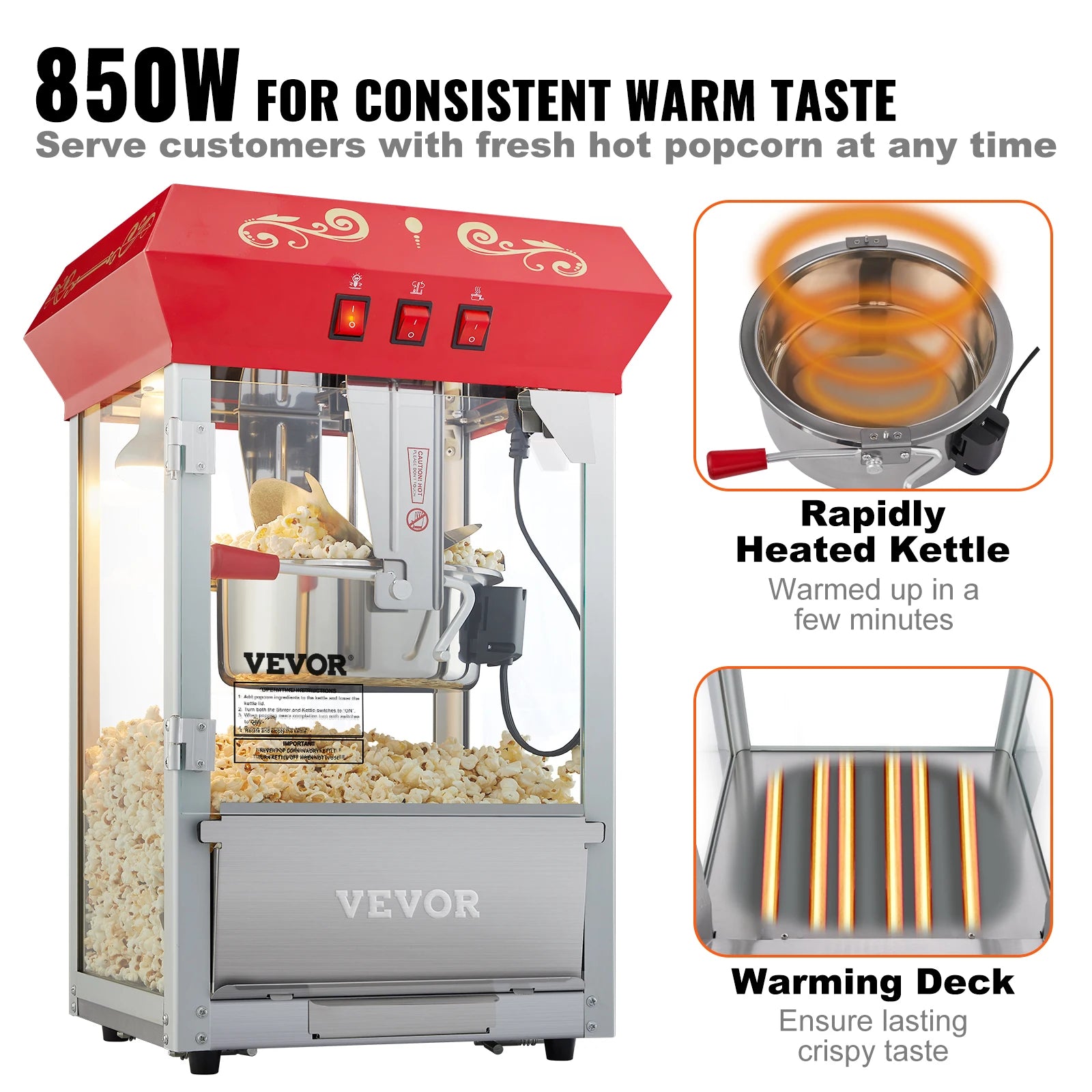 Pop Away!!! Electric Popcorn Maker Commercial 8/12Oz