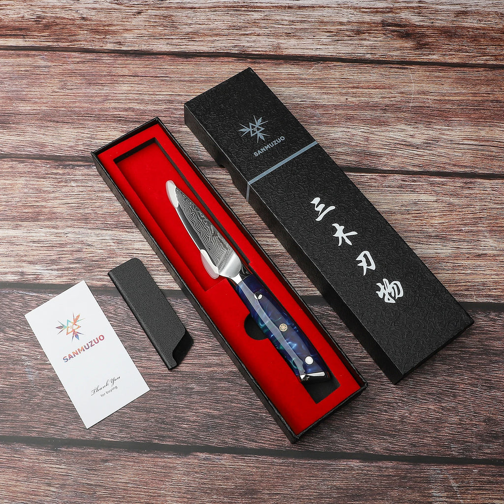 Elegant  2PCS Kitchen Knife Set - Ultra Sharp Damascus Steel  Beautiful Color Options