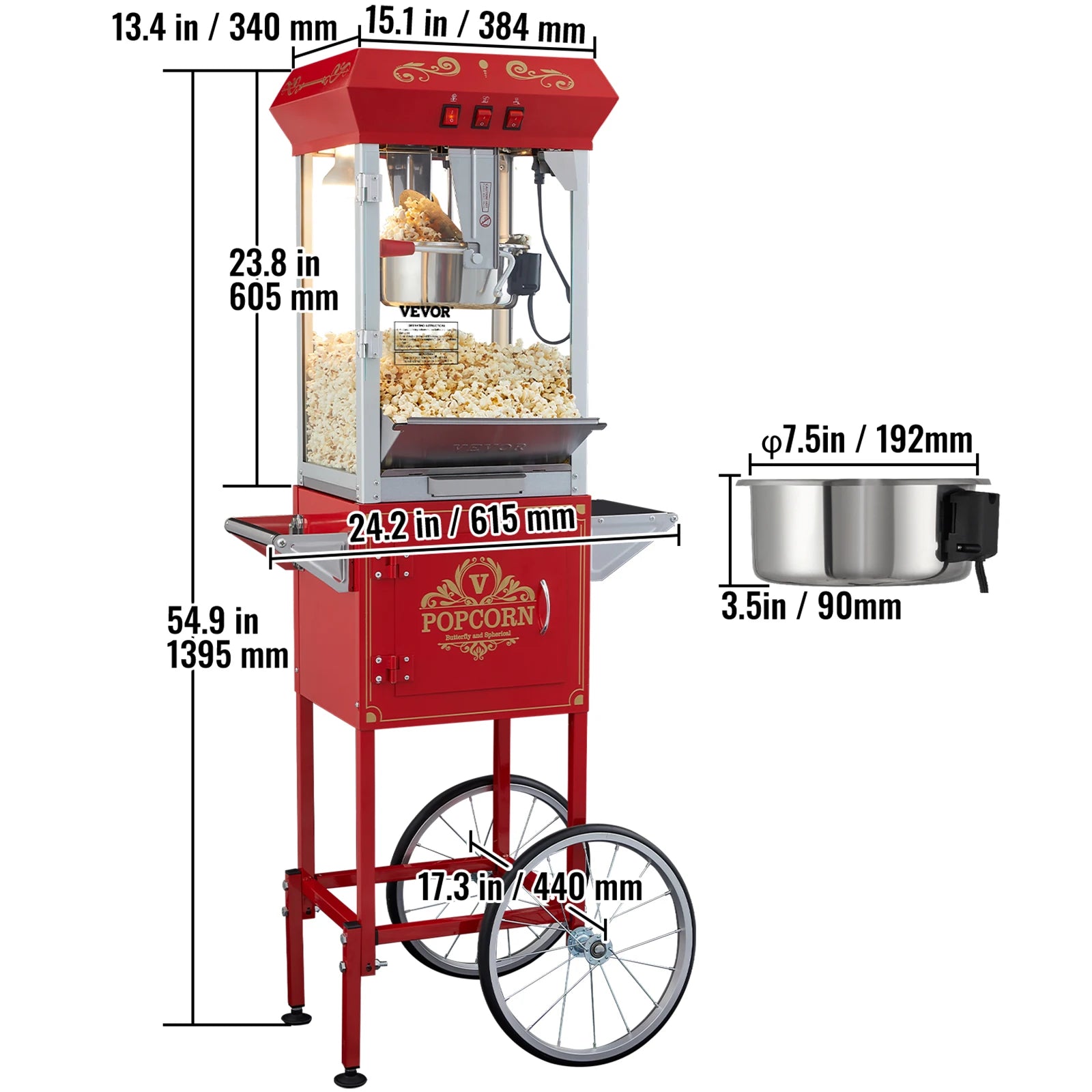 Pop Away!!! Electric Popcorn Maker Commercial 8/12Oz