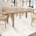6x9 Beige Area Rug - Washable, Stain-Resistant