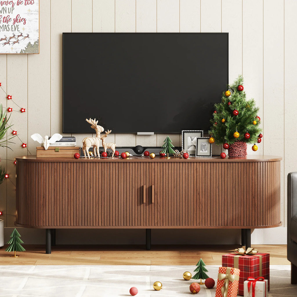TV Stand with Power Outlet for TVs up to 60/70", Entertainment Center