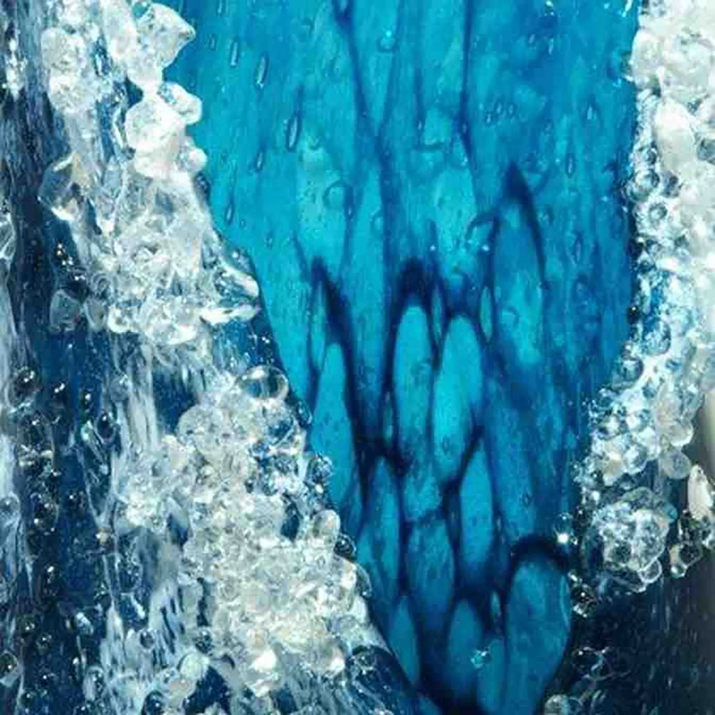 Majestical Wavy Vase Coastal Blue