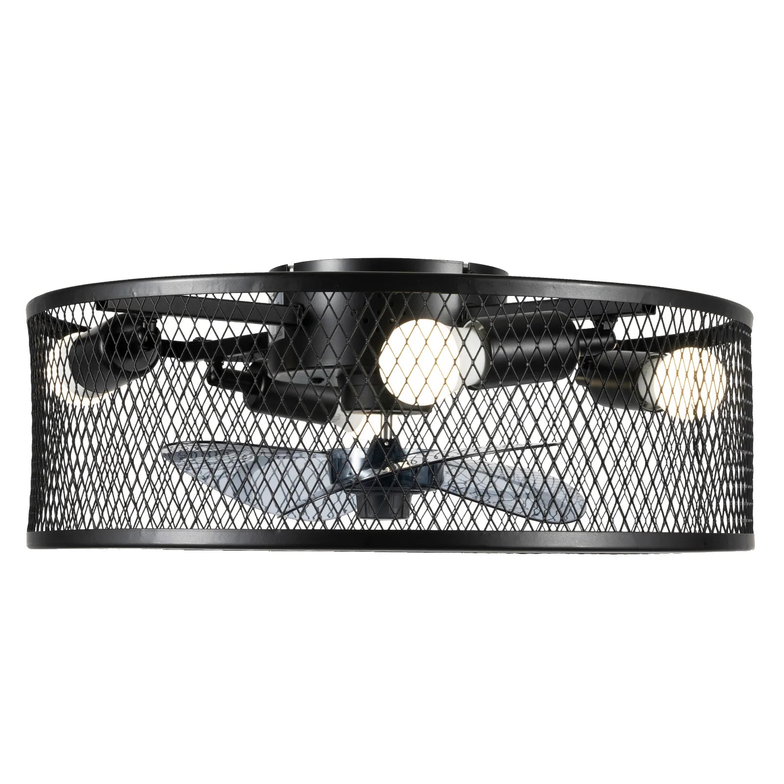 Coo  Breeze 18 Inch Fan Pendant Light Black