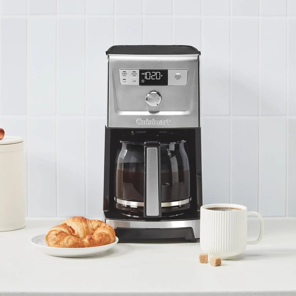 Stainless Steel Coffee Maker 14 Cup Programmable Brewing Machine