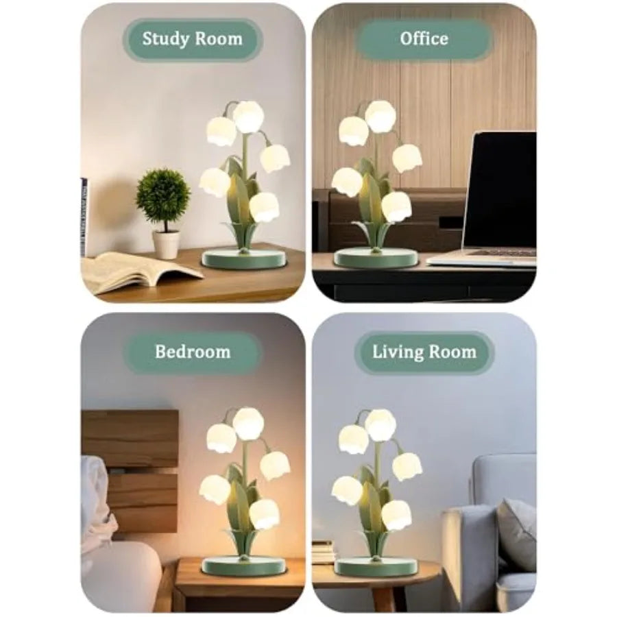 Lily of the Valley Flower Lamp for Home