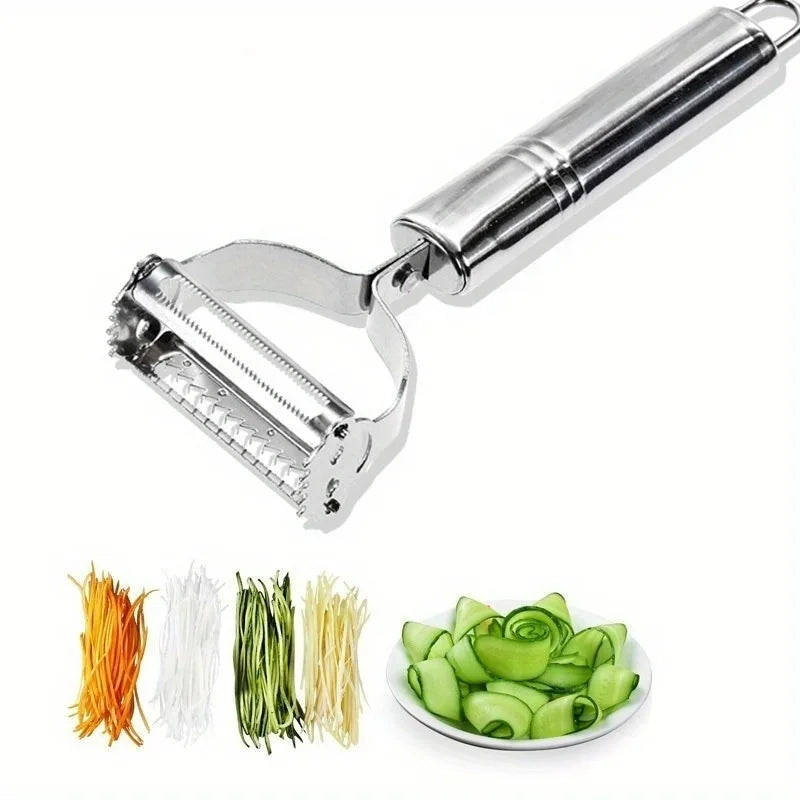 Easy to Use!!! Stainless Steel Vegetable Peeler, Multi-Function