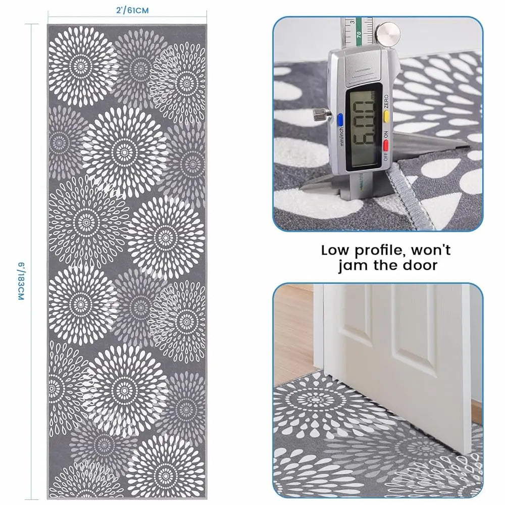 Runner Rug 2 X 6 Ft, Washable Rugs