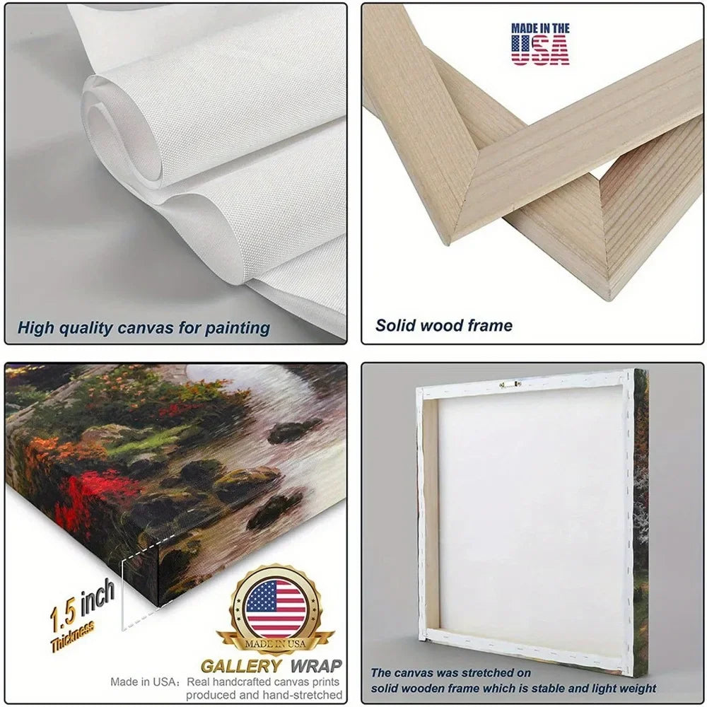 High Quantity Canvas Art with inspirational Bible verse  2 sizes available