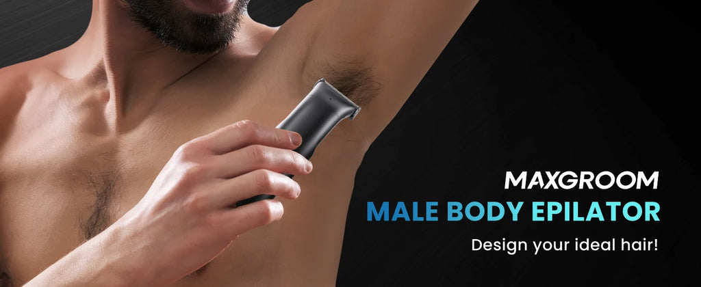 Super Gift 3 in 1 Men Bidirectional Body Hair Trimmer Electric Shaver