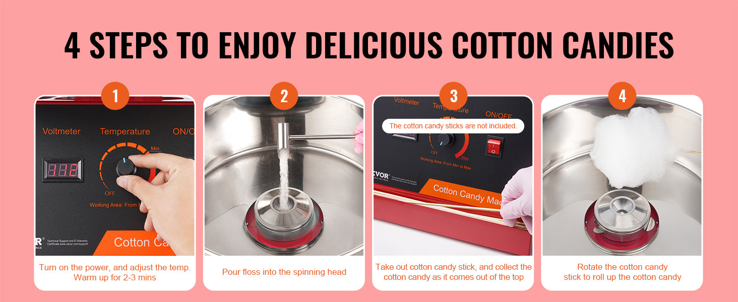 Electric Cotton Candy Machine Maker  AVAILABLE IN RED OR BLUE