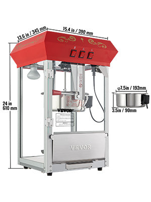 Pop Away!!! Electric Popcorn Maker Commercial 8/12Oz