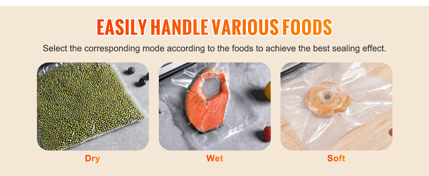 Vacuum Sealer Food Packaging Machine  130W